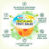 Dole fruit salad with cherry in juice 4x113g - British product