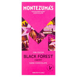 Montezuma's dark chocolate bar Black Forest Cherry 90g, imported from the UK