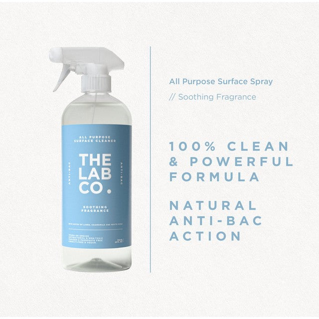 The Lab Co. Soothing All Purpose Cleaner Antibacterial 750ml (British brand)