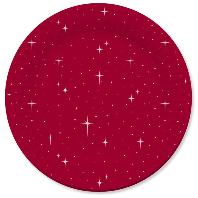 Talking Tables Fun Star paper plates 23 x 23cm (British brand)