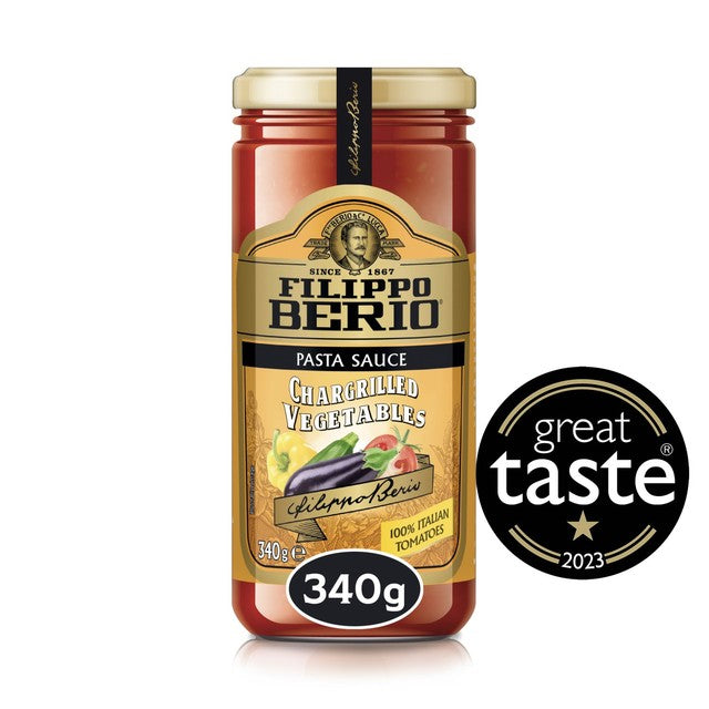 Filippo Berio grilled vegetables pasta sauce 340g - British product