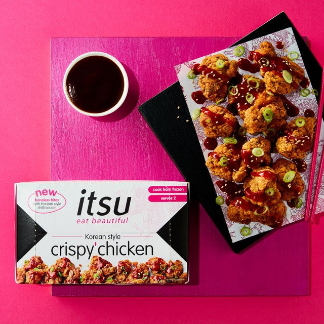 Itsu Korean Style Crispy Chicken with Chilli Sauce 340g, UK version