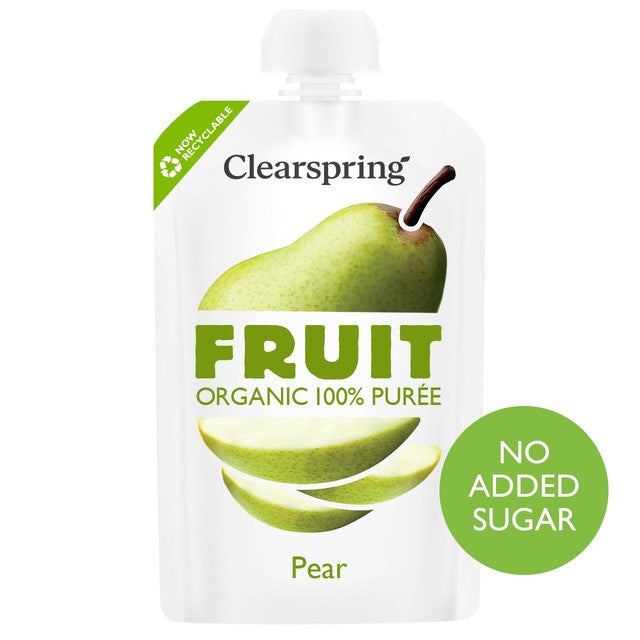 Clearspring organic pear puree pouch - British product