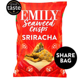 Emily Sriracha Seaweed Crisps 50g - British product