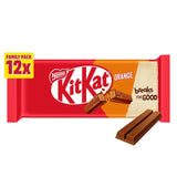 Kit Kat orange chocolate biscuit bar multipack 12x20g, UK version