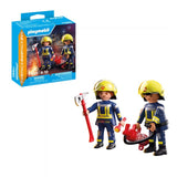 Playmobil Fire Rescue Team Duo Pack Set, imported from the UK