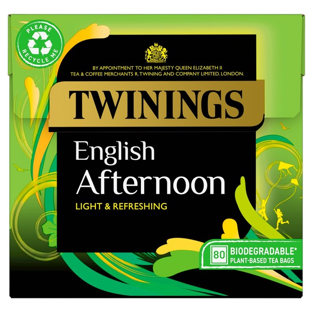 Twinings English Afternoon Tea Black Tea Bags 80 (British brand)