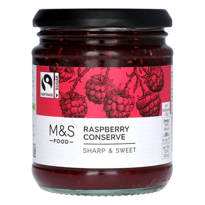 M&S Fairtrade Himbeerkonfitüre 340g