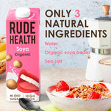 Rude Health Organic Soya Drink Longlife 1L, imported from the UK