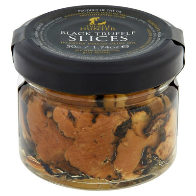 M&S Truffle Hunter Black Truffle Slices in Olive Oil 50g- Buy online at McGrocer