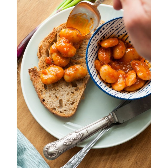 Olive Branch Gigantes baked giant beans in tomato sauce 280g, UK version