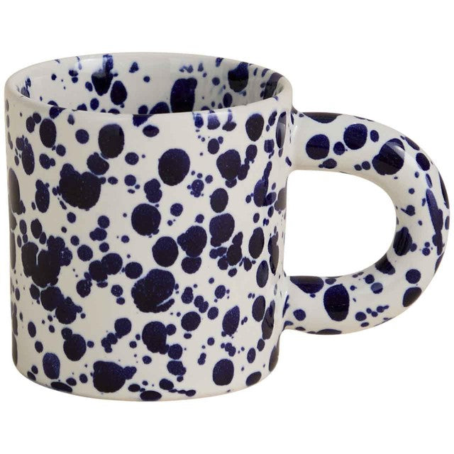 M&S blue splatter mug - British product
