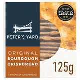 Peter's Yard Original Sourdough Crispbread 125g, imported from the UK