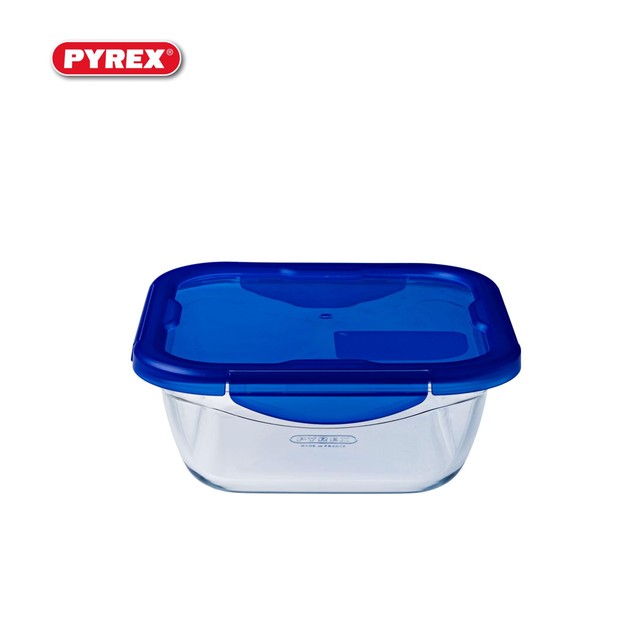 Pyrex Square Glass Roaster Small 16cm, imported from the UK