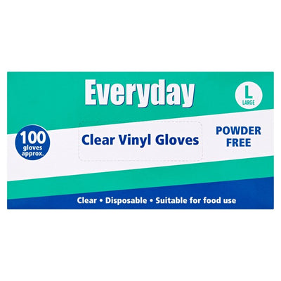 Everyday Gloves Vinyl Disposable Gloves Powder Free L