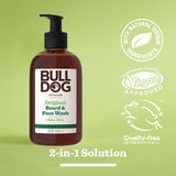 Bulldog Original Beard and Face Wash 300ml - British product