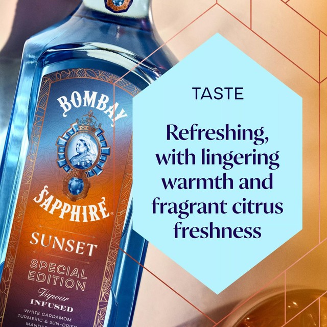 Bombay Sapphire Sunset Special Edition Gin 70cl - British product