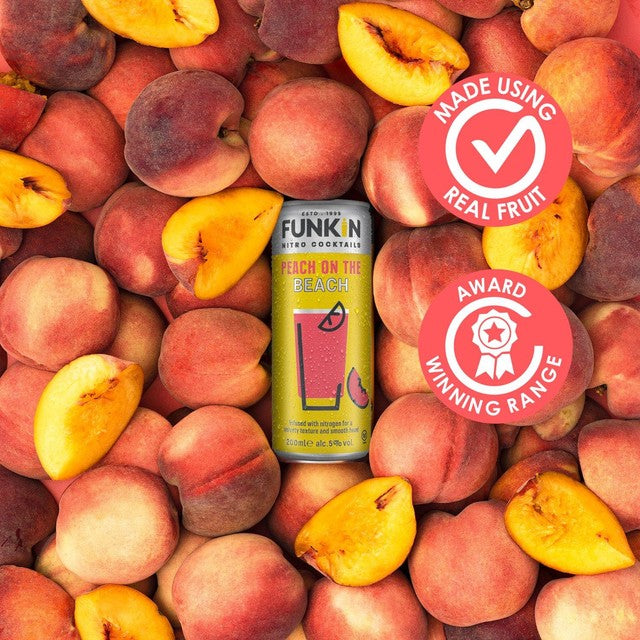 Funkin Peach Cocktail Nitro Can 200ml - British product