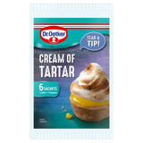 Dr Oetker cream of tartar sachets 6 x 5g - British product