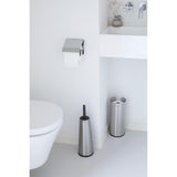 Brabantia Matt Steel toilet brush and holder - British product