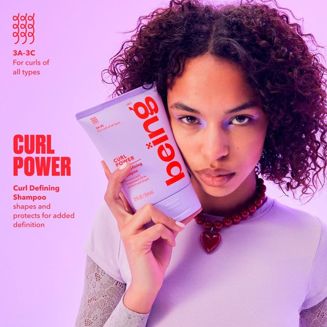 Being CURL POWER shampoo for defining curls, UK version