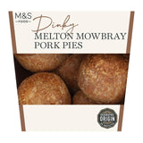 M&S Melton Mowbray pork pies 10 pieces, imported from the UK