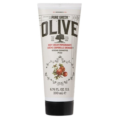 M&S Korres Pomegranate Pure Greek Olive Moisturising Body Cream 200ml- Buy online at McGrocer