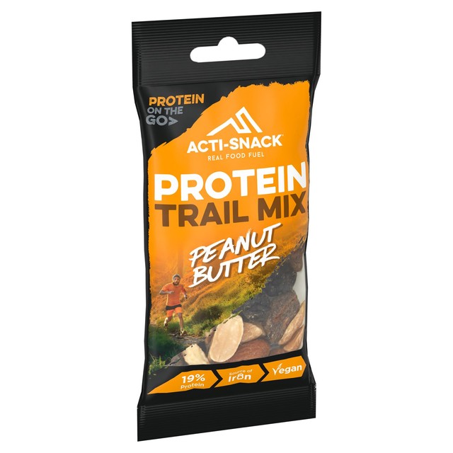 Acti-Snack dark chocolate peanut butter protein snack mix 40g - British product