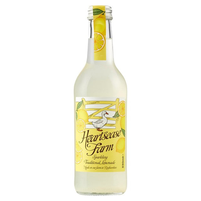 Heartsease Farm traditional sparkling lemonade 330ml, UK version