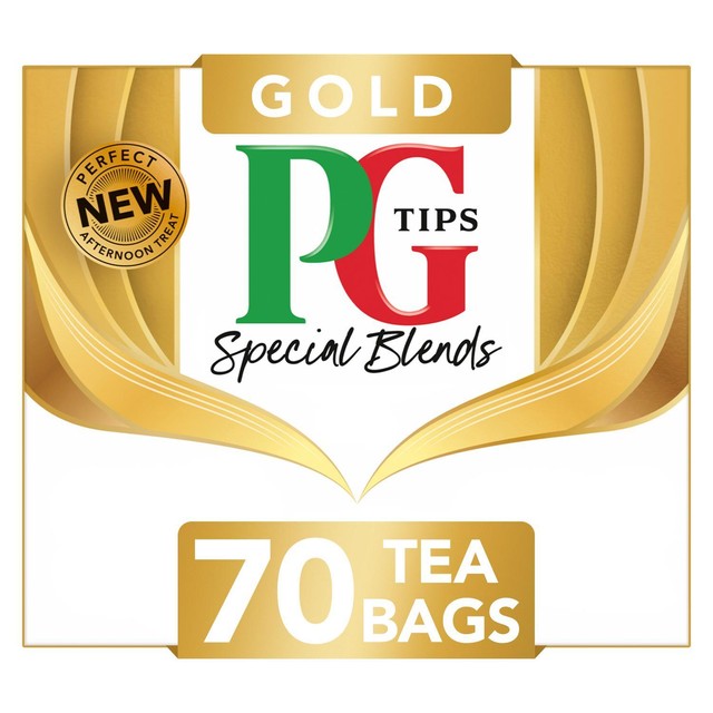 PG Tips Gold Special Blends black tea bags 70 pack, imported from the UK