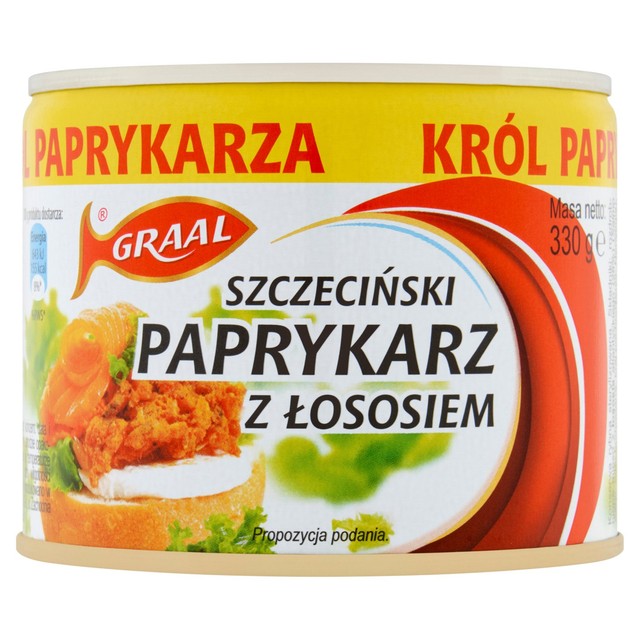 Graal salmon spread with rice 330g, UK version