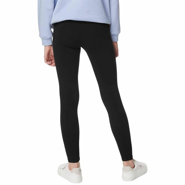 M&S Girls Cotton Rich Leggings in Black, size 11-12 years, imported from the UK