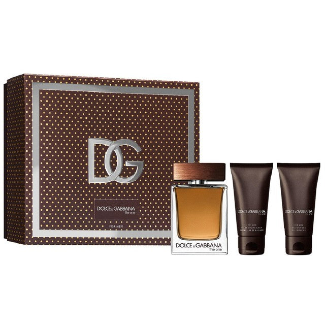 D&G The One for Men EDT 100ml with shower gel and aftershave balm set - British product