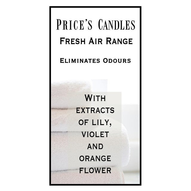 Price's Candles Open Window odour eliminating jar candle 83mm x 74mm, imported from the UK