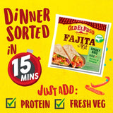 Old El Paso smoky BBQ fajita kit 500g, imported from the UK