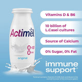 Actimel original flavour yoghurt drink 8 x 100g multipack - British product