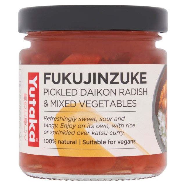 Yutaka mixed vegetable Japanese pickles 110g jar (British brand)