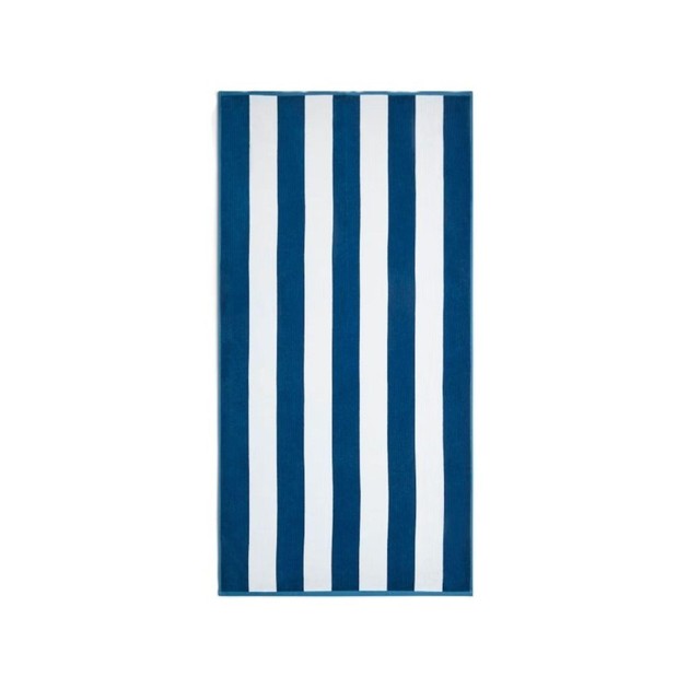 M&S navy beach towel one size, imported from the UK
