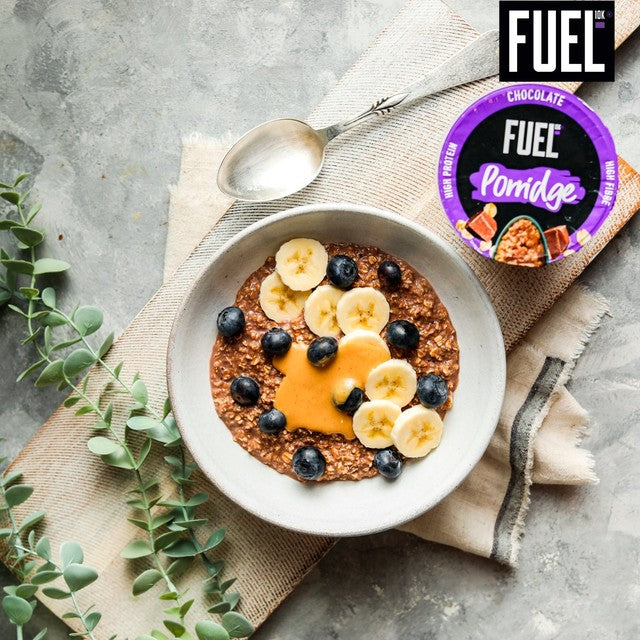 FUEL10K chocolate porridge pot 70g - British product