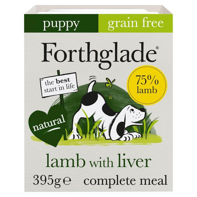 Forthglade Puppy Wet Dog Food Lamb with Liver 395g - British product