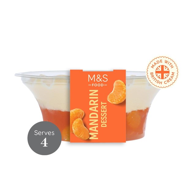 M&S Mandarin Dessert 465g, imported from the UK