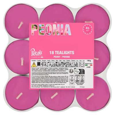 M&S Price's Candles Petali Peony Scented Tea Lights- Buy online at McGrocer