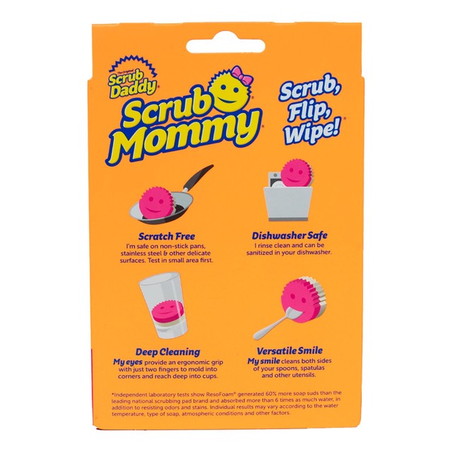 Scrubdaddy Scrub Mommy Pink cleaning sponge (British brand)