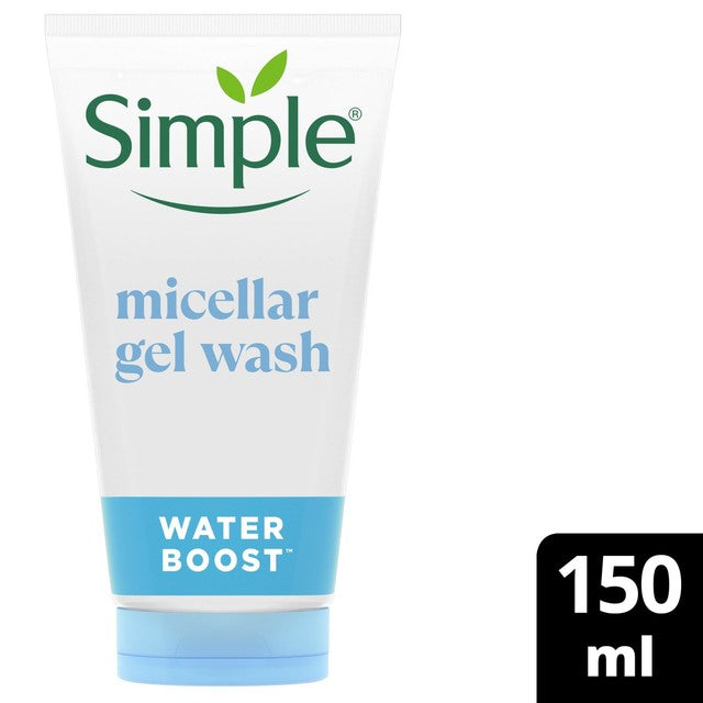Simple Water Boost Micellar Gel Wash 150ml (British brand)