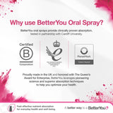 Better You Vitamin B Complete Oral Spray Peach Flavoured 25ml - British product