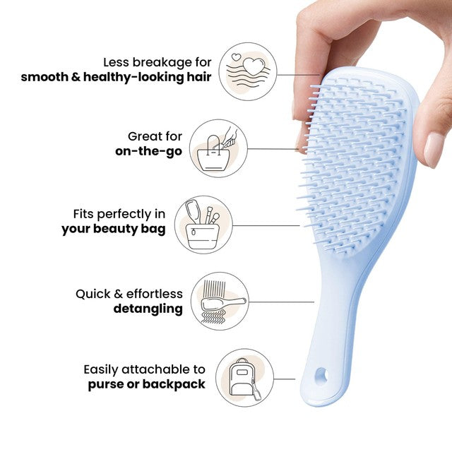 Tangle Teezer Mini Ultimate Detangler Digital Lavender hairbrush (British brand)