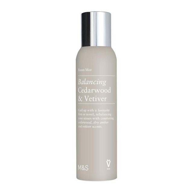 M&S cedarwood and vetiver room mist 150ml, imported from the UK