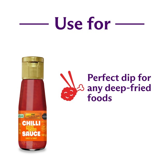 Lee Kum Kee yuzu chilli dipping sauce 140g, UK version