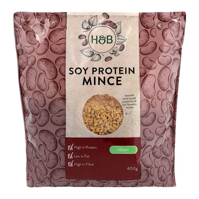 Holland & Barrett vegan soy protein mince 400g, UK version
