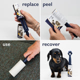 Korbond Pet Hair Lint Roller Set 99 sheets, UK version
